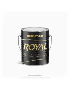 PINTURA ROYAL MATE BLANCO INTERIORES Y EXTERIORES GALON WESCO
