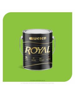 PINTURA ROYAL EXTERIORES E INTERIORES VERDE 3.785 LT WESCO