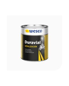 Duravial pintura tr&aacute;fico blanco alqu&iacute;dico de 1 litro WESCO