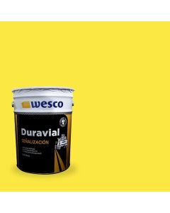 Duravial de Wesco. Pintura amarilla para se&ntilde;alizaci&oacute;n horizontal