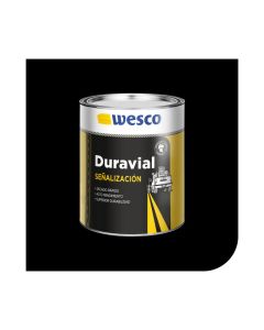 Duravial pintura tr&aacute;fico negro alqu&iacute;dico de 1 litro WESCO
