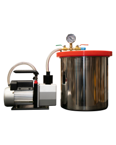 BOMBA PORTATIL CON CAMARA AL VACIO PARA RESINA EPOXICA