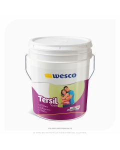 PINTURA PARA INTERIOR TERSIL SATINADO BLANCO 18.9LT WESCO